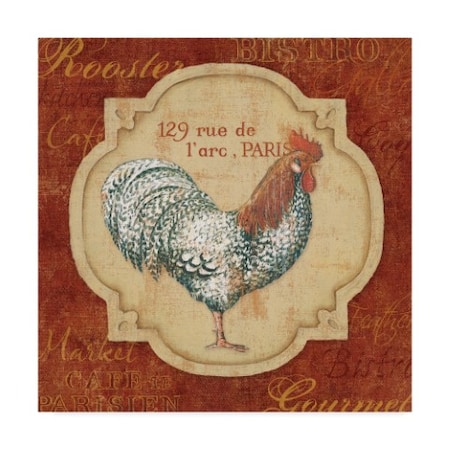 Lisa Audit 'Rue De Rooster I' Canvas Art,35x35